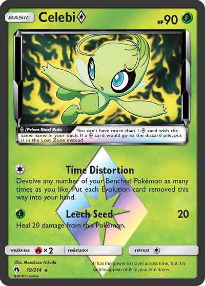 Celebi [Prism Star] - 19/214 - Holo Rare